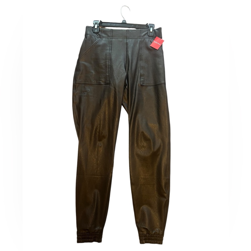 SPANX‎ Leather Like Joggers - Picture 2 of 9